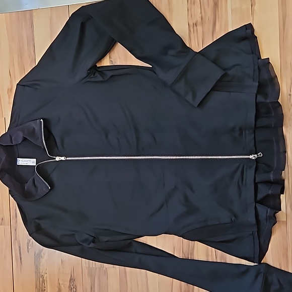 Inphorm Black Zip Athletic Jacket S - Picture 4 of 9